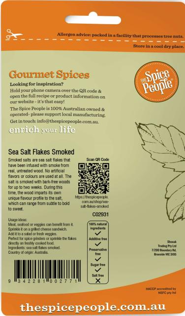 Sea Salt Flakes Smoked 150g