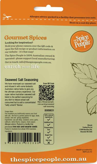 Salt Seaweed  * 80g