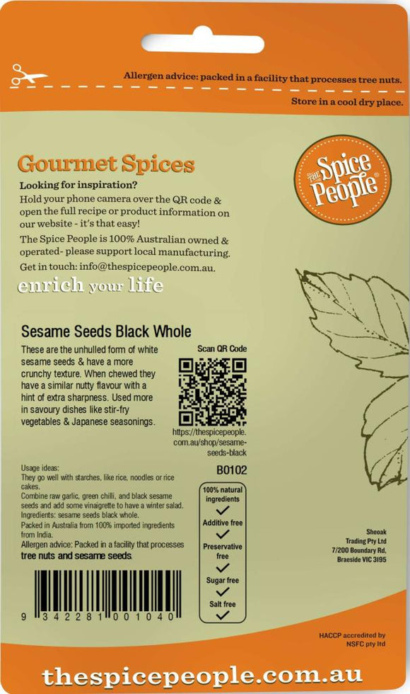 Sesame Seeds Black 50g