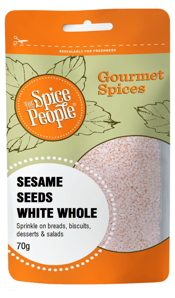 Sesame Seeds White Whole 50g