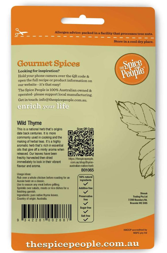 Wild Thyme Australian Native 12g