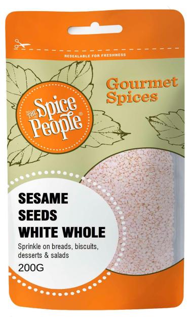 Sesame Seeds White Whole 200g