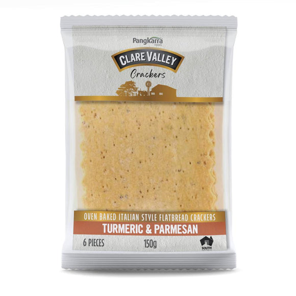 Italian Style Cracker -Turmeric & Parmesan 150g