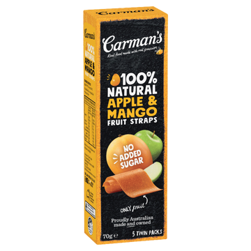 Fruit Straps - Apple & Mango 70g
