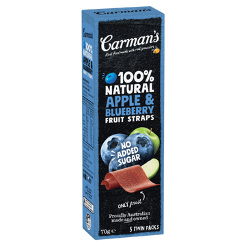 Fruit Straps - Apple and Blueberry 70g
