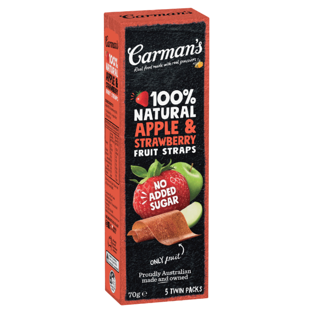 Fruit Straps - Apple and Strawberry 70g