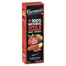Fruit Straps - Apple and Strawberry 70g