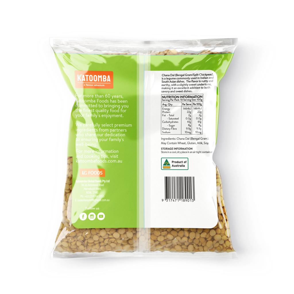 Katoomba Australian Chana Dal 1kg