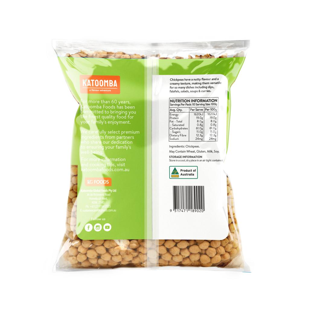 Katoomba Australian Chickpeas 1kg