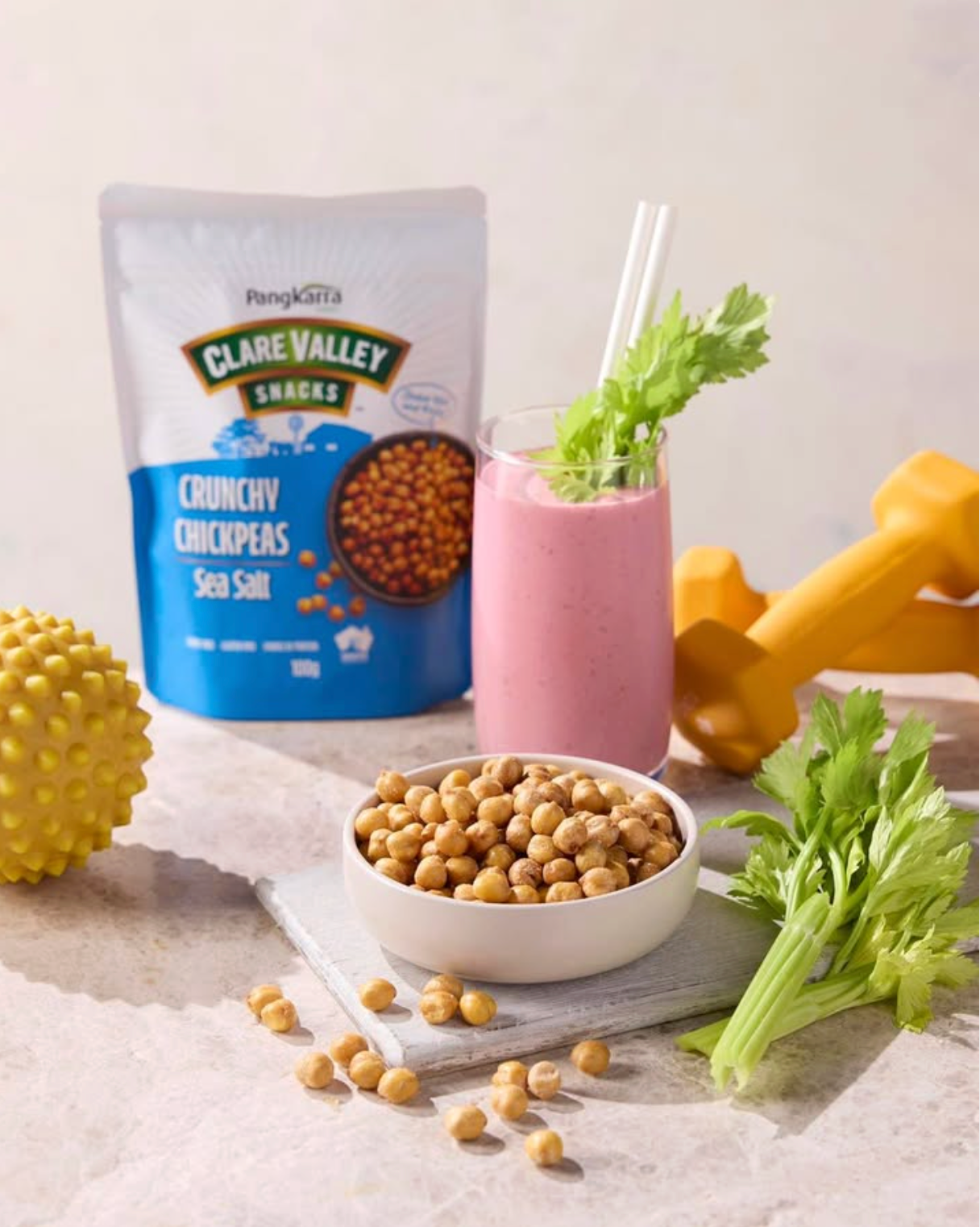Crunchy Chickpeas Sea Salt 100g