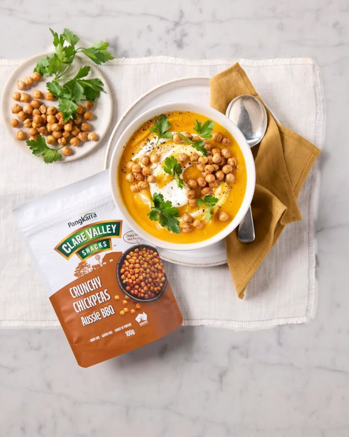 Crunchy Chickpeas Aussie BBQ 100g