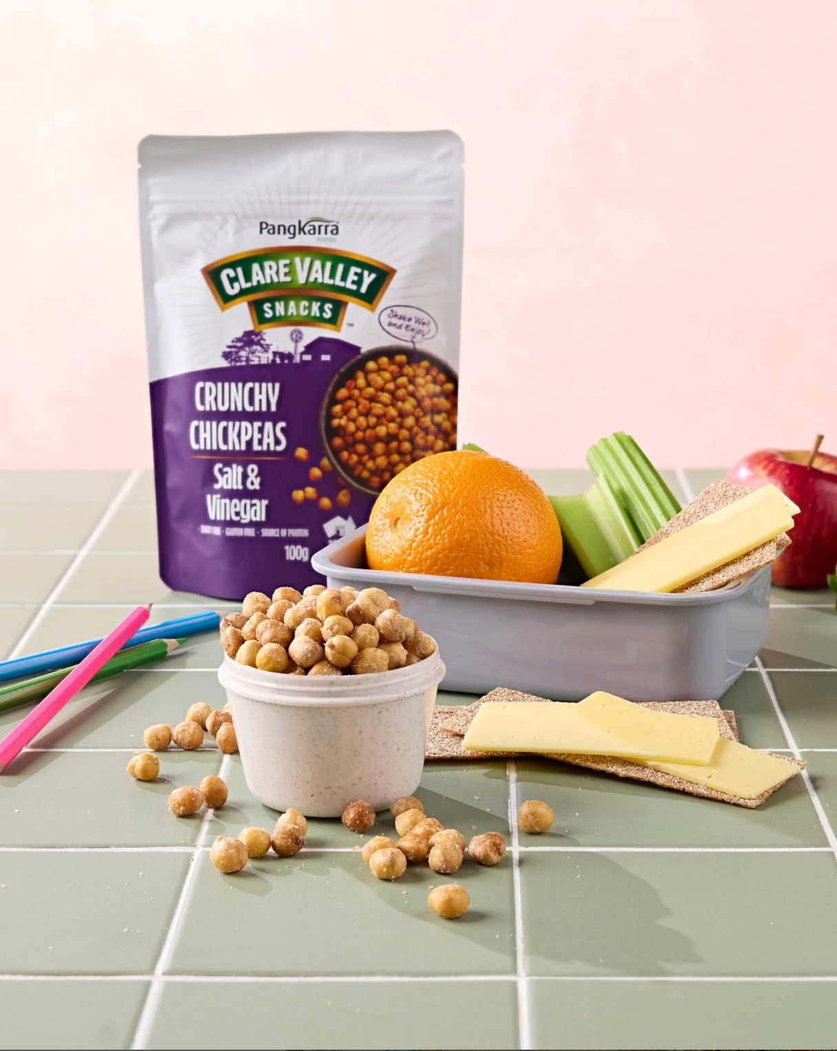Crunchy Chickpeas Salt & Vinegar 100g
