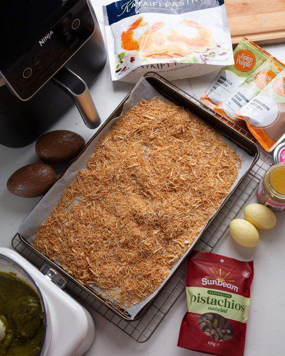 Spiced dubai chocolate easter eggs homemade pistachio cream almond caramilk cream  3207